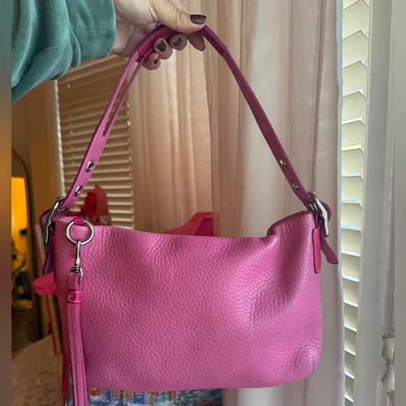 Coach Handbags - Coach Vintage Pink East West Legacy Leather Shoulder Bag